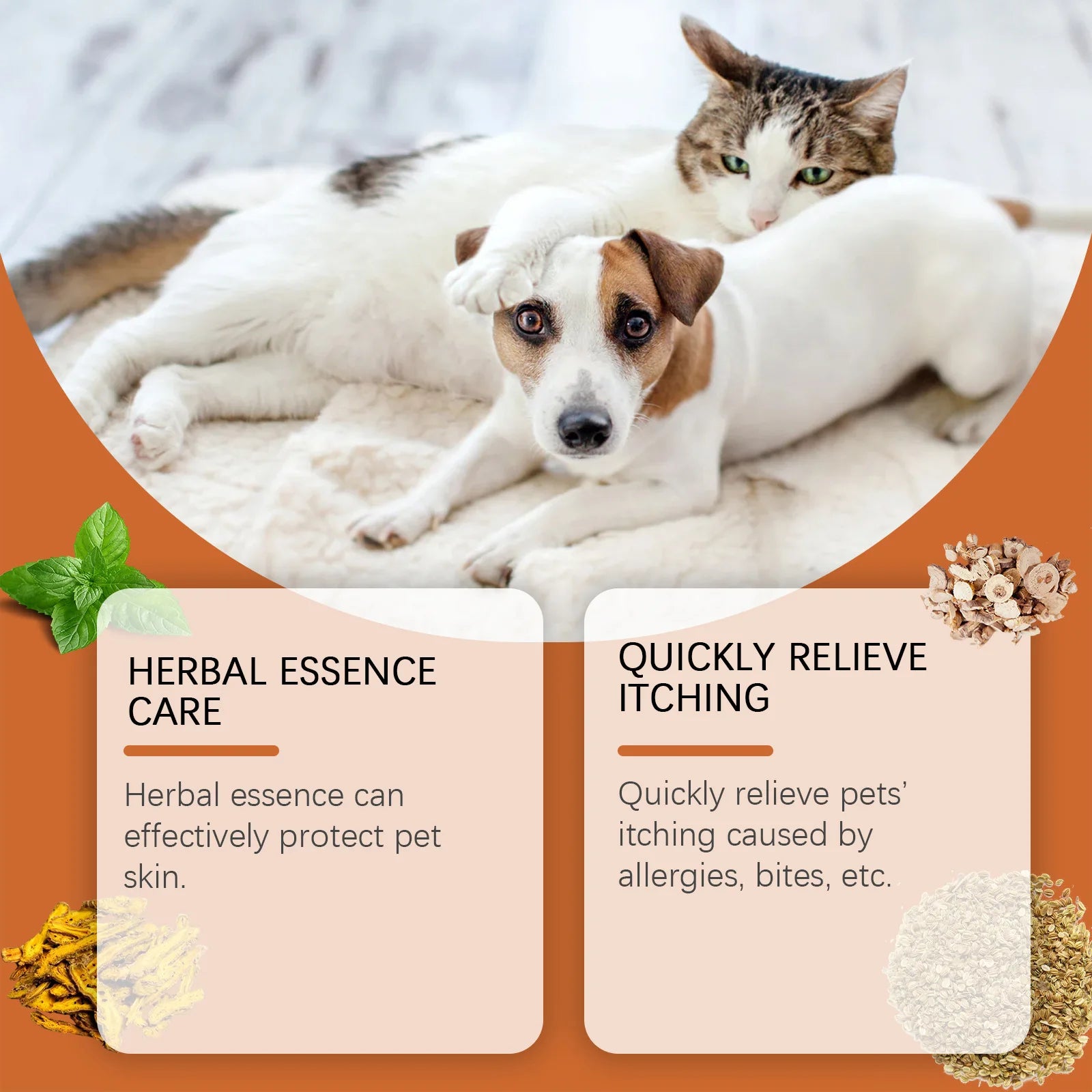 Yegbong Pet Skin Care Cream – Itch Relief & Ringworm Treatment for Dogs & Cats
